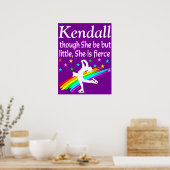 紫のカスタムスケートで滑るポスター ポスター (キッチン)