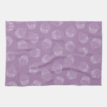 紫のカップケーキ