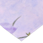 紫のカンパネラの花 マクロ テーブルクロス (アングル)