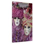 紫のカーニバルの衣装、ヴェニス クリップボード (右)