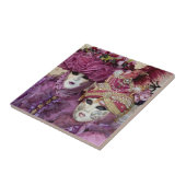 紫のカーニバルの衣装、ヴェニス タイル (側面)