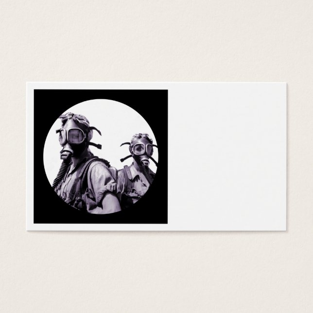 紫のガスマスク (正面)