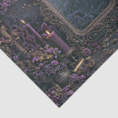 紫のキャンドル 華麗な金の鏡 ファンタジー城 薄葉紙 (詳細)