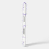 紫のクケットボウのモノグラム Case-Mate iPhoneケース (裏面 / 右)