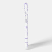 紫のクケットボウのモノグラム Case-Mate iPhoneケース (裏面 / 左)