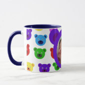 紫のクマ マグカップ (左)