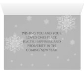 紫のクリスマスツリーと雪 (内部横(下))