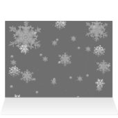 紫のクリスマスツリーと雪 (内部横(上))