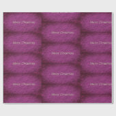 紫のクリスマス ラッピングペーパー (フラット)