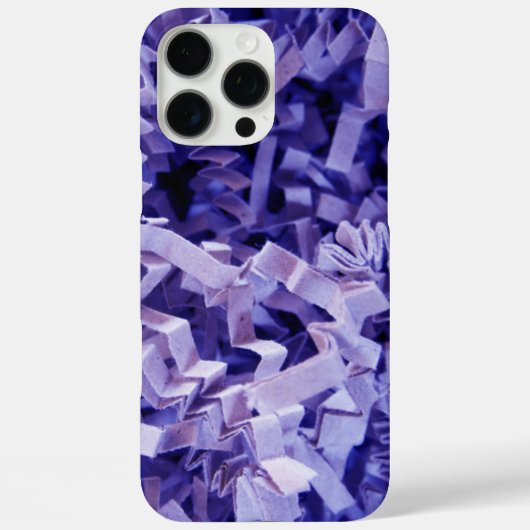 紫のクリンズシュレッダー紙写真 Case-Mate iPhoneケース (裏面)