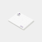 紫のクロシェ速く、暖かく死ぬ ポストイット (アングル)