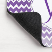 紫のグラデーション山形マパーソナライズされたウスパッド マウスパッド (コーナー)