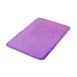 紫のグラデーション色 バスマット