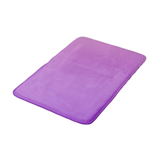 紫のグラデーション色 バスマット