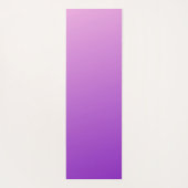 紫のグラデーション色 ヨガマット (裏面)