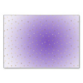 紫のグラデーション金ゴールドハート テーブルナンバー (裏面)