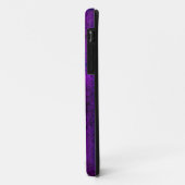紫のグランジ壁の音楽スピーカー Case-Mate iPhoneケース (裏面/左)