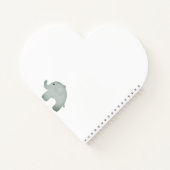 紫のグリッターきらきら光るスパークルシャイニーシガーリーック ノートブック (裏面)