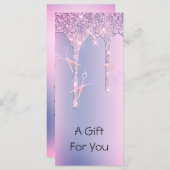 紫のグリッターはホログラフィックハサミの毛を乾かす (正面/裏面)