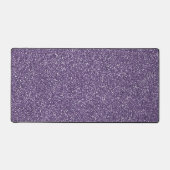 紫のグリッターパターン デスクマット (正面)