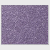 紫のグリッターパターン ラッピングペーパー (フラット)