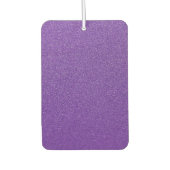 紫のグリッター、輝き、グリッターの背景 カーエアーフレッシュナー (正面)