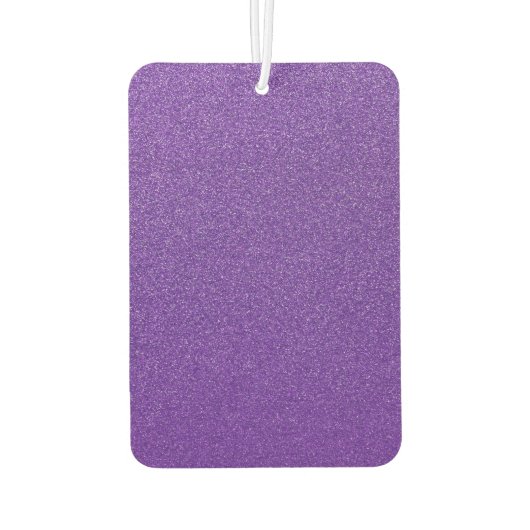 紫のグリッター、輝き、グリッターの背景 カーエアーフレッシュナー (裏面)