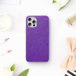 紫のグリッター、輝き、グリッターの背景 iPhone 11 ケース