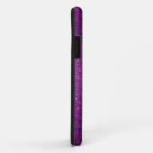 紫のグリッターiPhone 5メイト辛うじてThere™ケース Case-Mate iPhoneケース (裏面/右)