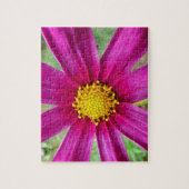 紫のコスモスの野花 ジグソーパズル (縦)