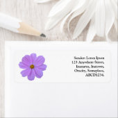 紫のコスモス ラベル (インサイチュ)