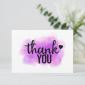 紫のサンキューカード サンキューカード (スタンド正面)