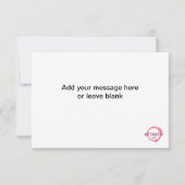 紫のサンキューカード サンキューカード (裏面)