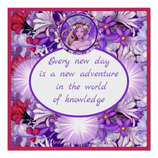 紫のサンフェアリー ポスター (正面)