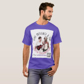 紫のシャツ Tシャツ (正面フル)