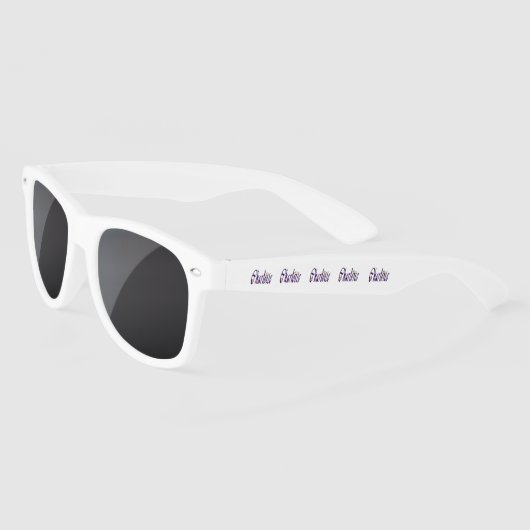 紫のシャーロットとテディの名前 サングラス (左)
