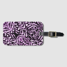 紫のジャングル ラゲッジタグ