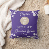 紫のジョブの娘が女王に贈る形見 クッション (ブランケット)