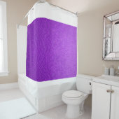 紫のスキンテクスチャスキン シャワーカーテン (インサイチュ)