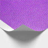 紫のスキンテクスチャスキン ラッピングペーパー (角)