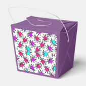 紫のスタイル模様 フェイバーボックス (裏面サイド)