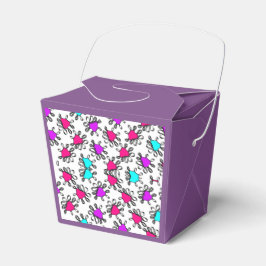 紫のスタイル模様 フェイバーボックス