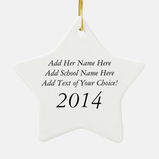 紫のスティックフィギュアガール卒業 セラミックオーナメント (裏面)