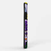 紫のステンドグラスと蝶 Case-Mate iPhoneケース (裏面/右)