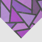 紫のステンドグラス模様の色合い 薄葉紙 (詳細)