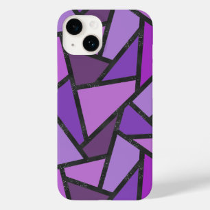 紫のステンドグラス模様の色合い Case-Mate iPhone 14ケース