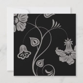 紫のストライプの結婚式招待状 招待状 (裏面)