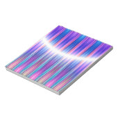 紫のストライプ模様 ノートパッド (回転)