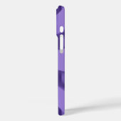 紫のストライプ背景 Case-Mate iPhoneケース (裏面 / 左)