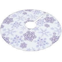 紫のスノーフレーク模様